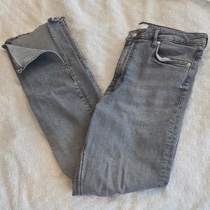 Zara Women's Skinny Jeans in Gray